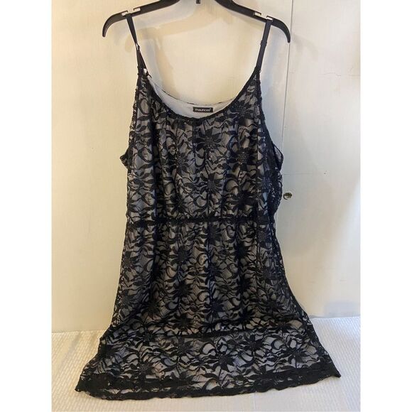 Maurice’s black lace adjustable spaghetti strings dress 2x xxl - Picture 1 of 6